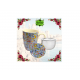 TAZA FLORECITAS 380ML