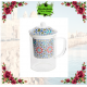 TAZA AZULEJOS ROJO 300ML