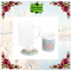TAZA AZULEJOS ROJO 300ML