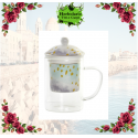 TAZA FESTIN AZUL 300 ML