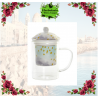 TAZA FESTIN AZUL 300 ML