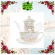 TAZA-TETERA FESTIN ROSA 250ML