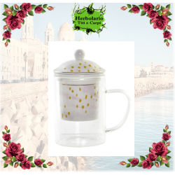 TAZA FESTIN ROSA 300ML