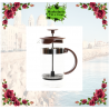 CAFETERA BOROSILICATO INOXIDABLE 350ML