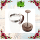 CAFETERA BOROSILICATO INOXIDABLE 350ML