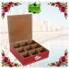 CAJA DE MADERA  GRANDE NAVIDAD