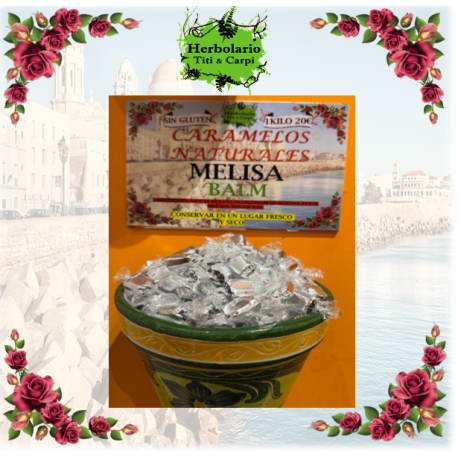 caramelos naturales miel con melisa