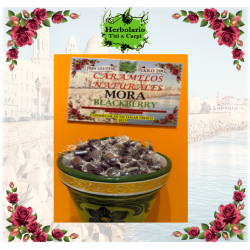 caramelos naturales miel con mora