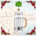 CAFETERA  EMBOLO BAMBU 350ML
