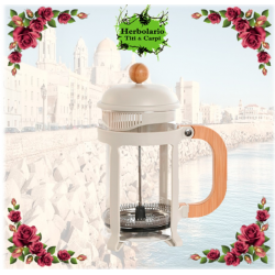 CAFETERA  EMBOLO BAMBU  8000ML