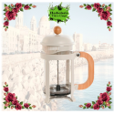 CAFETERA  EMBOLO BAMBU  8000ML