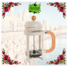 CAFETERA  EMBOLO BAMBU  8000ML
