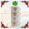 SET ARBOL DE LA VIDA VASOS+SOPORTE