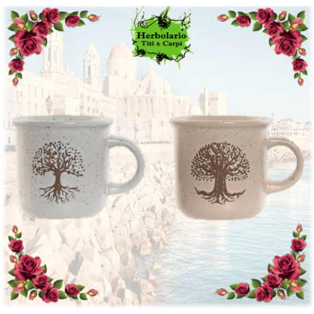 MUG PORCELANA ARBOL DE LA VIDA 120ML
